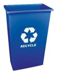 23 Gal "Recycle" Slim Container - Click Image to Close